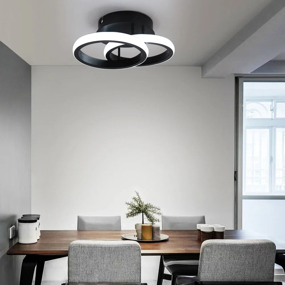 Afralia™ Acrylic LED Ceiling Light: Modern Home Decor Lighting for Bedroom, Aisle, Balcony, Corridor