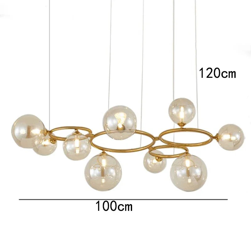 Afralia™ Nordic Dining Room Pendant Light Chandelier for Living Room