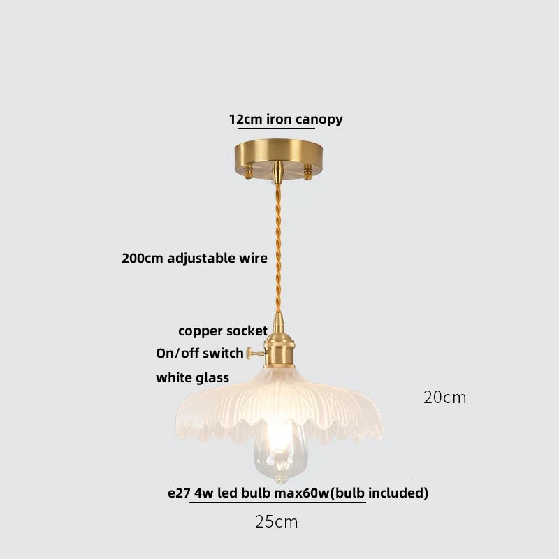 Afralia™ Green Glass LED Pendant Lights | Nordic Modern Kitchen Hanging Lamp Fixtures