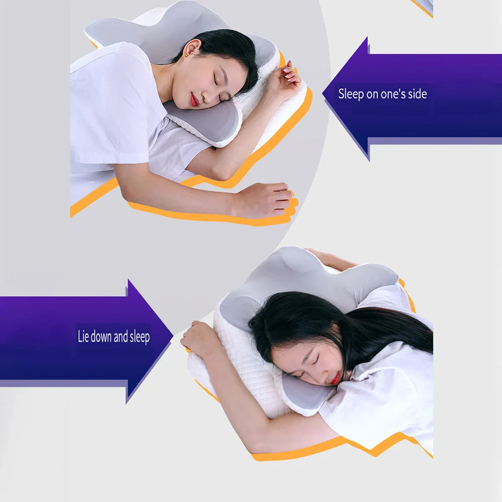 Afralia™ Memory Foam Butterfly Neck Pillow for Pain Relief and Relaxation