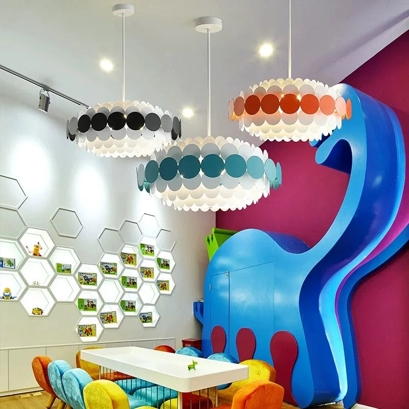 Afralia™ Minimalist Ceiling Chandelier Hanging Lamps for Living Room & Bedroom