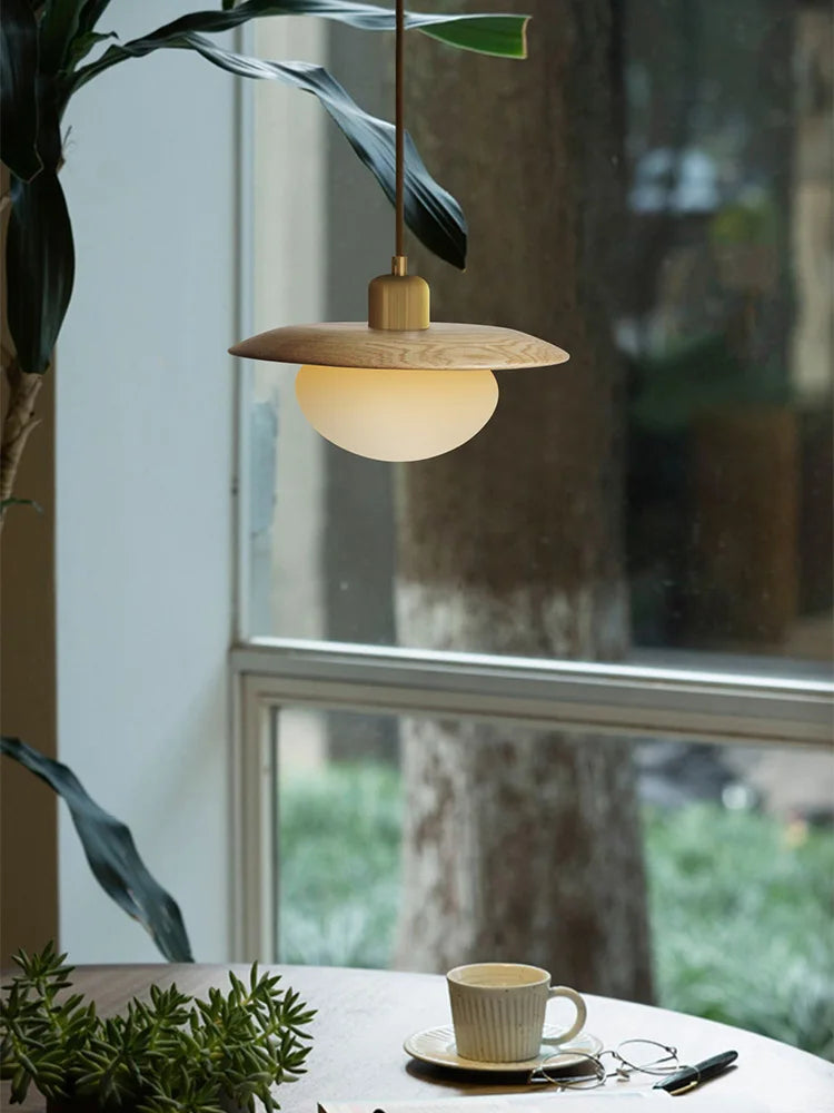 Afralia™ Cream Wind Pendant Lights LED E27 Minimalist Modern Fixtures for Kitchen Island