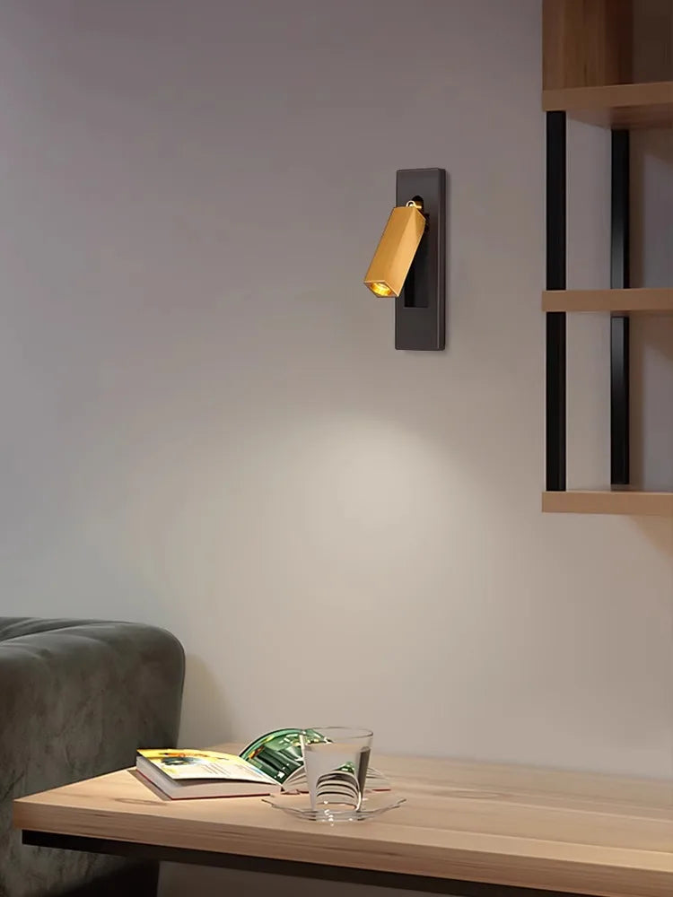 Afralia™ Rotatable LED Wall Sconce, Bedside Reading Light for Bedroom