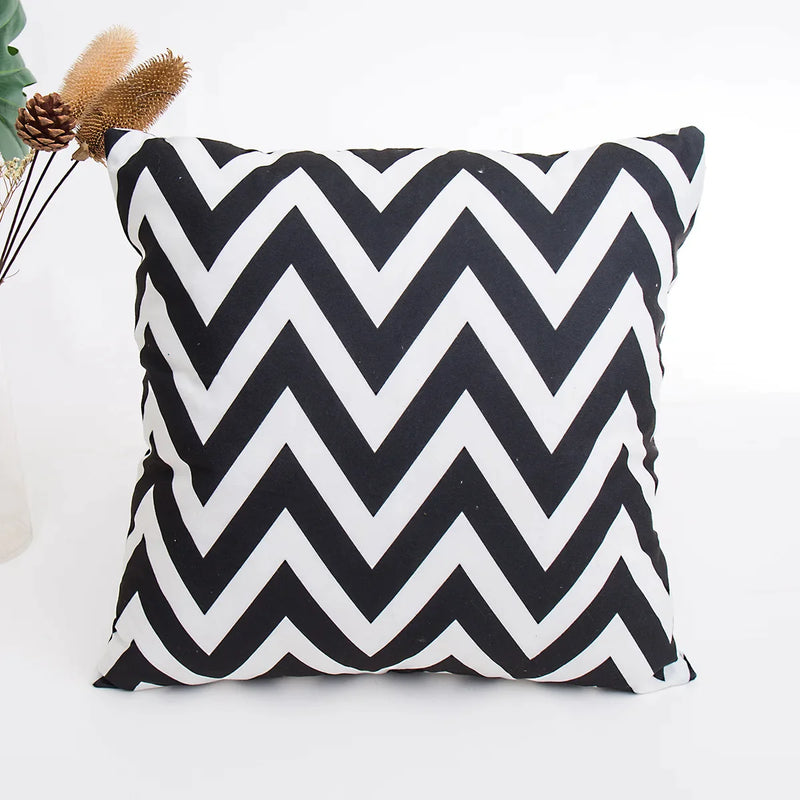 Afralia™ Geometric Printed Cushion Cover 45x45cm Home & Living Pillowcase