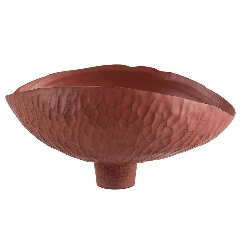 Afralia™ Resin Petal Fruit Bowl Tray: Shell Shape Decorative Figurine & Desktop Storage