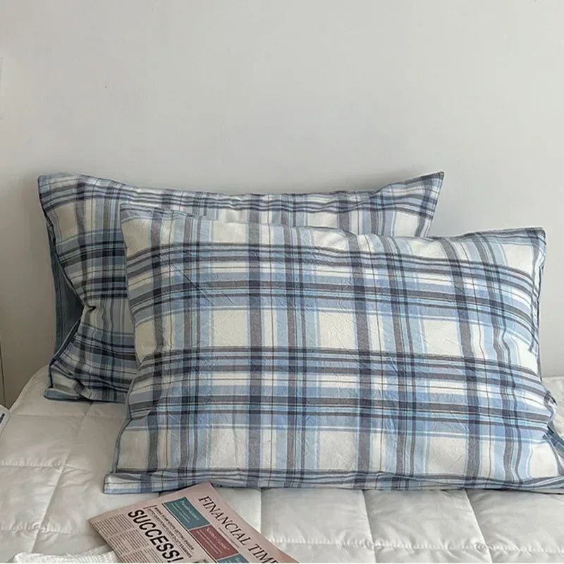 Afralia™ Japanese Style Cotton Printed 4Pcs Bedding Set with Double-Sided Design