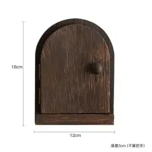 Afralia™ Wood Switch Sticker Socket Trim & Protective Cover Wall Decoration Craft