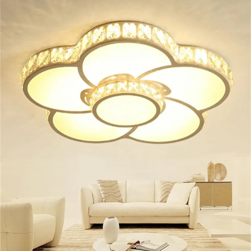 Afralia™ Flower Dream LED Ceiling Lamp for Bedroom, Kitchen, Study, and Coffee Shop