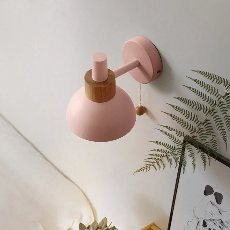 Afralia™ Nordic Macaron Children's LED Wall Lamp for Home Indoor Lighting