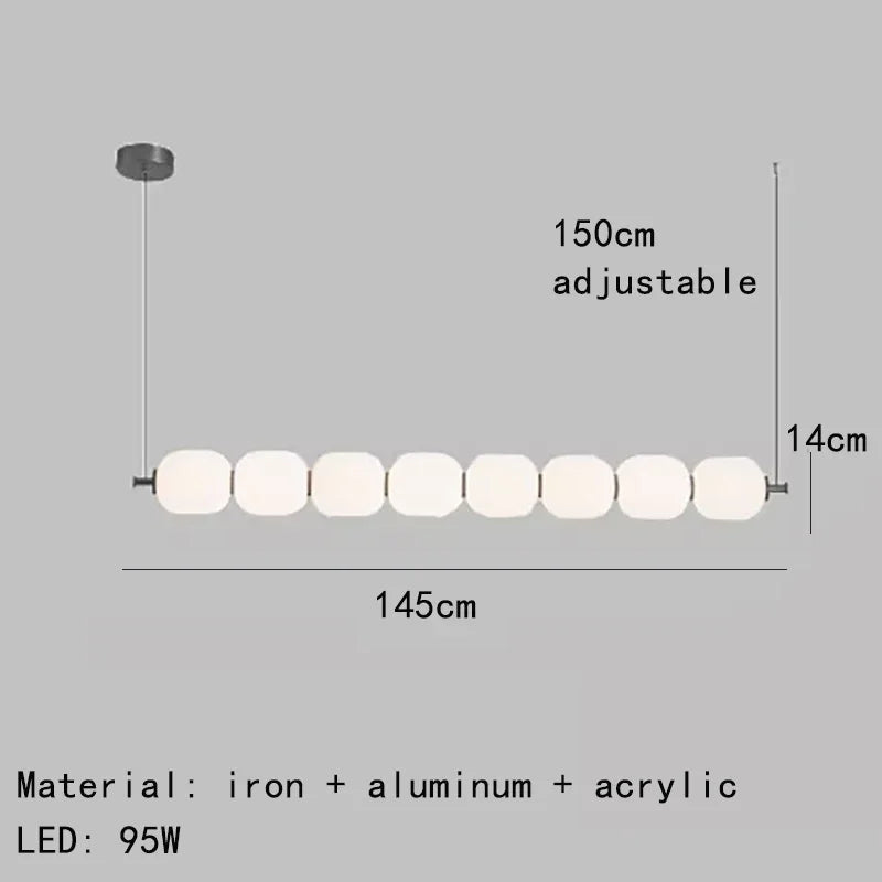 Afralia™ Nordic Simplicity LED Pendant Lights for Home Decor and Kitchen Chandelier