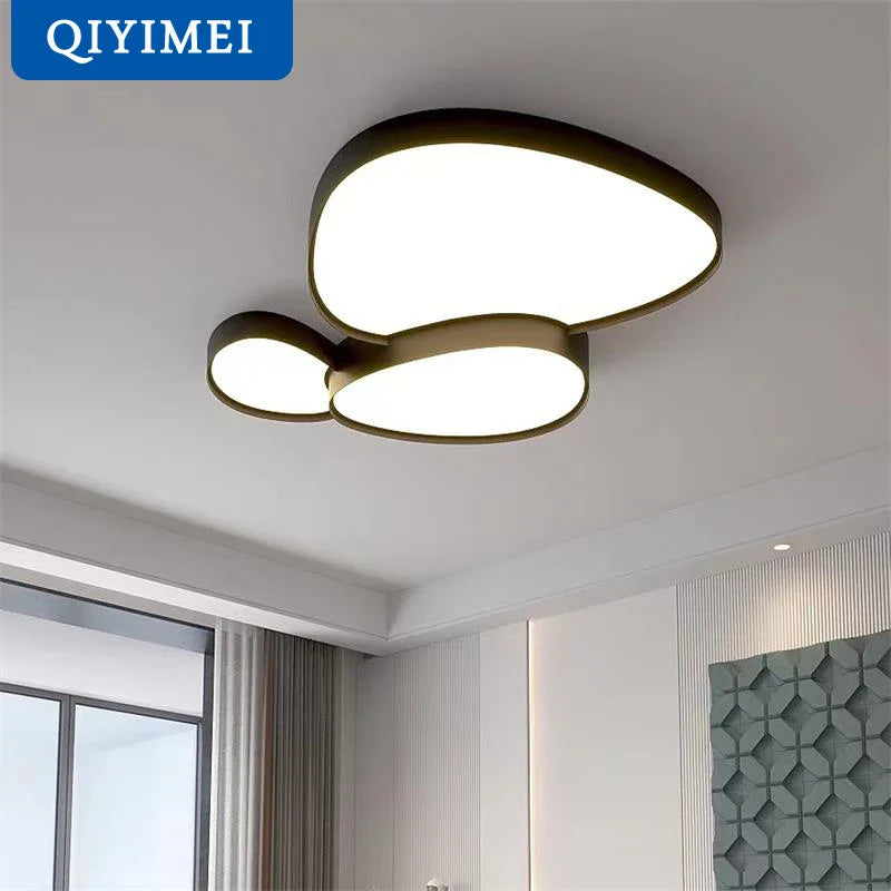 Afralia™ Modern LED Chandelier Luster for Bedroom Hall Study Room Decoration Lighting