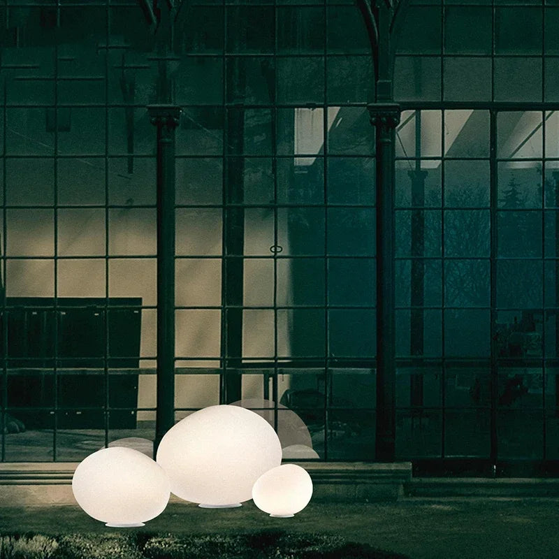 Afralia™ Modern Glass Table Lamp for Living Room Bedroom Study Desk