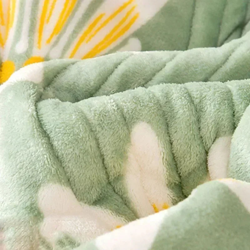 Afralia™ Cozy Milk Velvet Blanket - 3 Layer Warmth & Fluffy Weighted Blanket