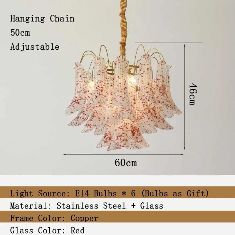 Afralia™ Modern Petal Crystal LED Chandelier for Dining Room Ceiling Lighting