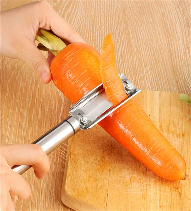 Afralia™ Stainless Steel Adjustable Blade Vegetables Peeler-Fruit Melon Cabbage Grater