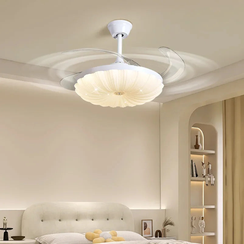 Afralia™ Full Spectrum LED Ceiling Fan Light Frequency Conversion, Ideal for Children's Bedroom