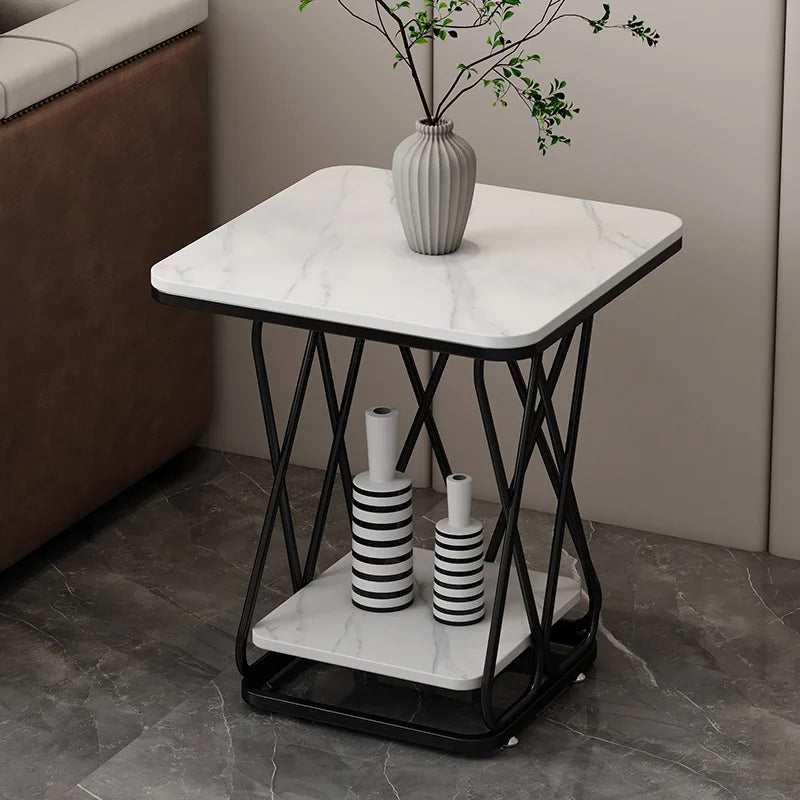 Afralia™ Modern Nordic Marble Coffee Table Luxury Living Room Furniture