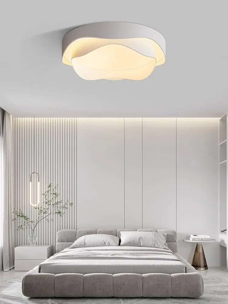 Afralia™ Nordic Flowers Art LED Ceiling Lamp for Minimalist Decor