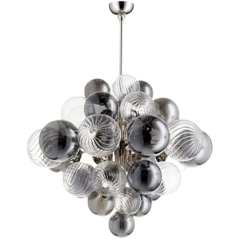 Afralia™ Bubble Glass Ceiling Chandelier Pendant for Living Room Bedroom