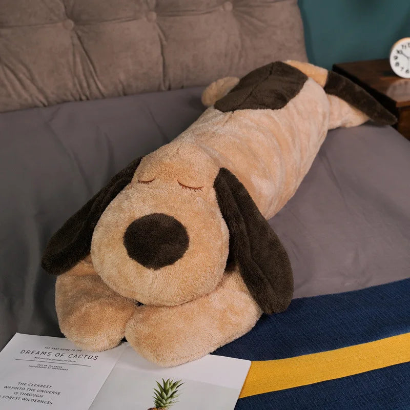 Afralia™ Paddy Dog Body Pillow for Side Sleeping Comfort and Pregnancy Support