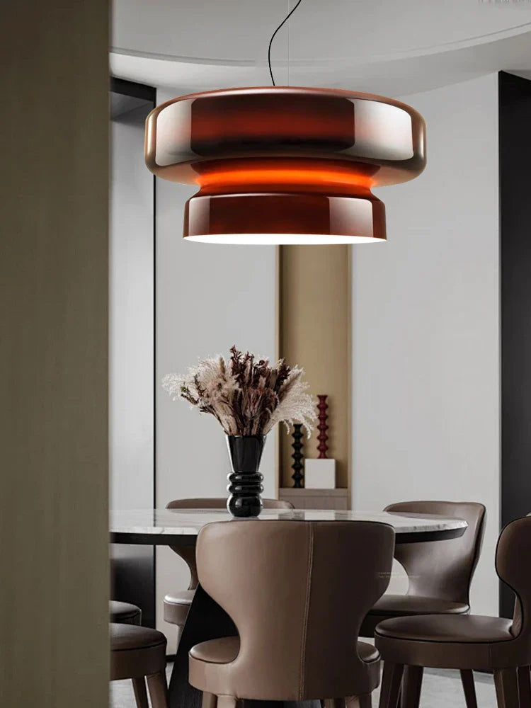 Afralia™ Italian Glass Pendant Light for Dining Table and Cafe Decor