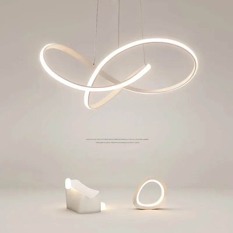 Afralia™ Modern Minimalist Ring LED Pendant Lights for Home Decor Lighting