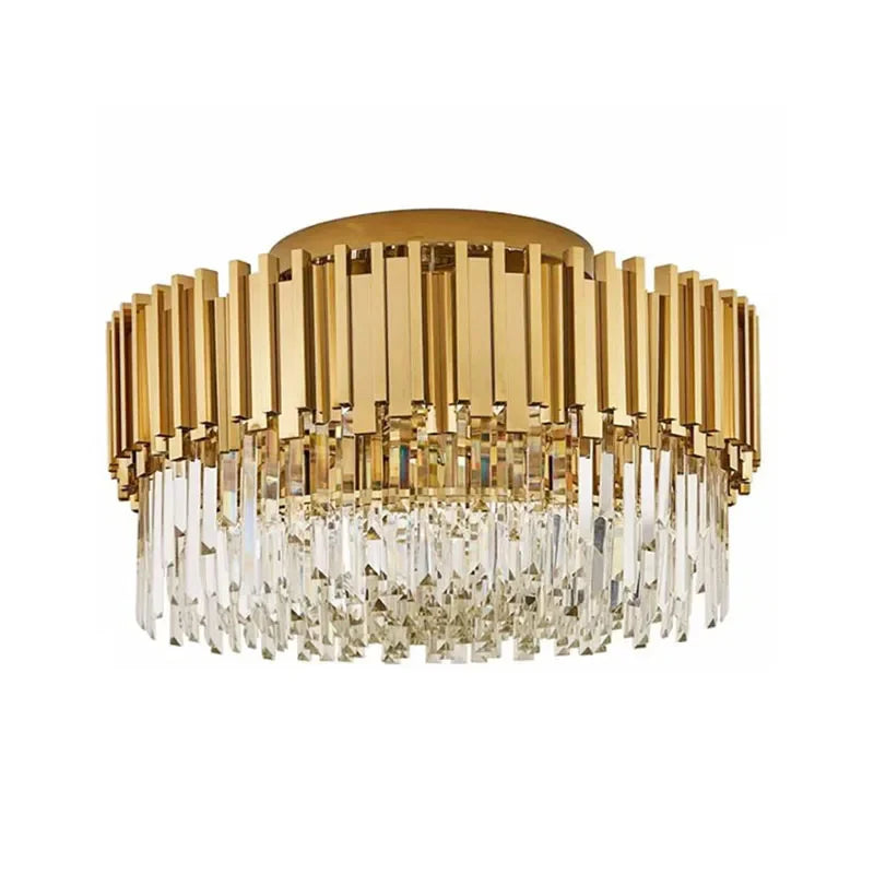 Afralia™ Nordic Modern Crystal Ceiling Chandelier LED Lights for Luxury Home Decor