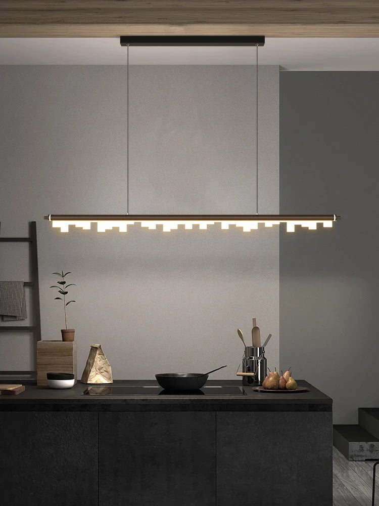 Afralia™ LED Pendant Chandelier for Dining Room Kitchen Island Bar Ceiling Lighting