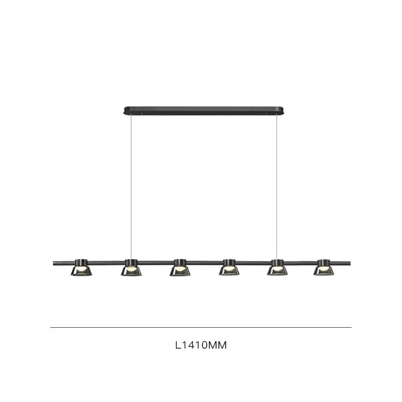 Afralia™ Nordic Minimalist LED Pendant Chandelier for Kitchen Island, Living Room, and Restaurant