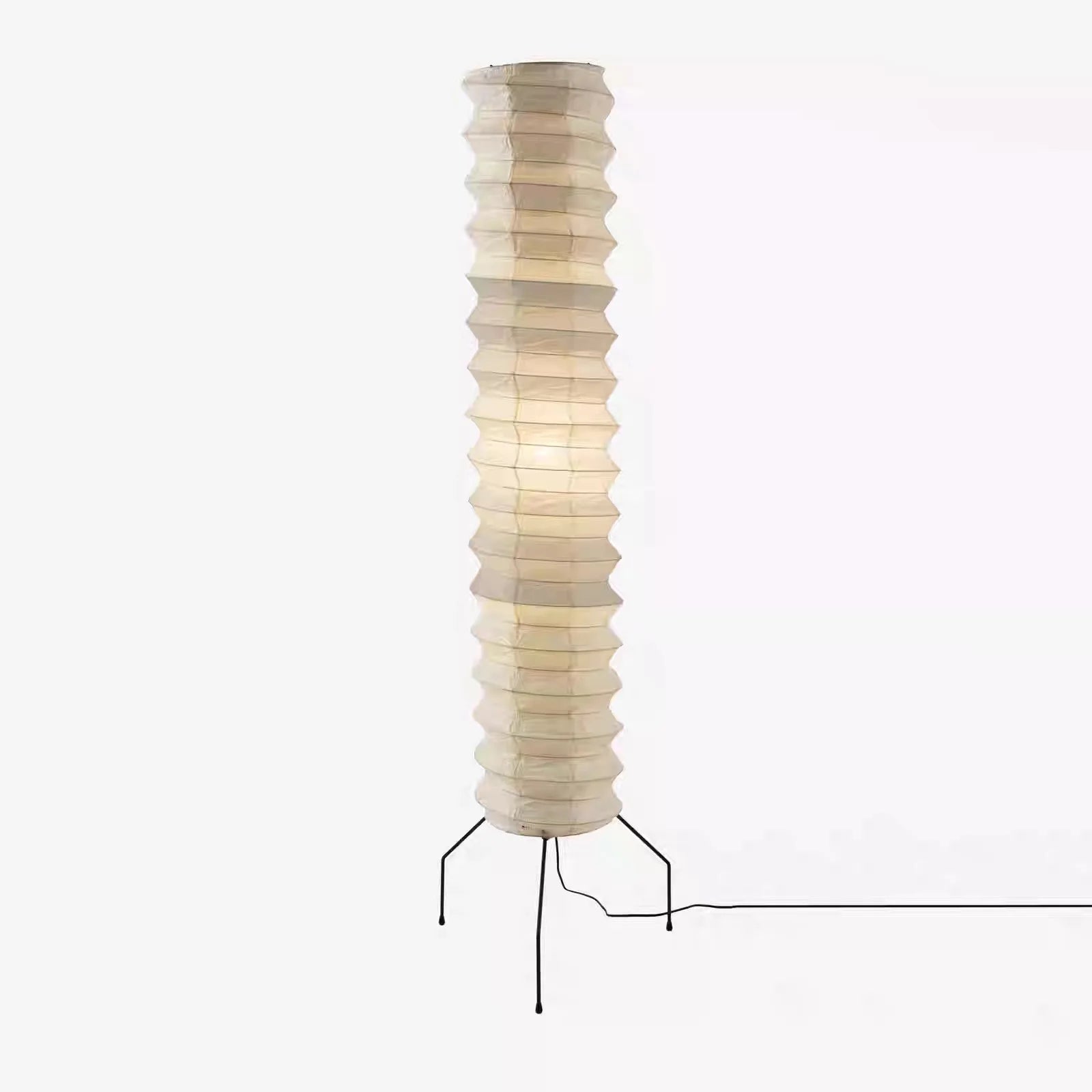 Afralia™ Akari Noguchi Floor Lamp LED E27 Rice Paper Standing Art Decor Living Room