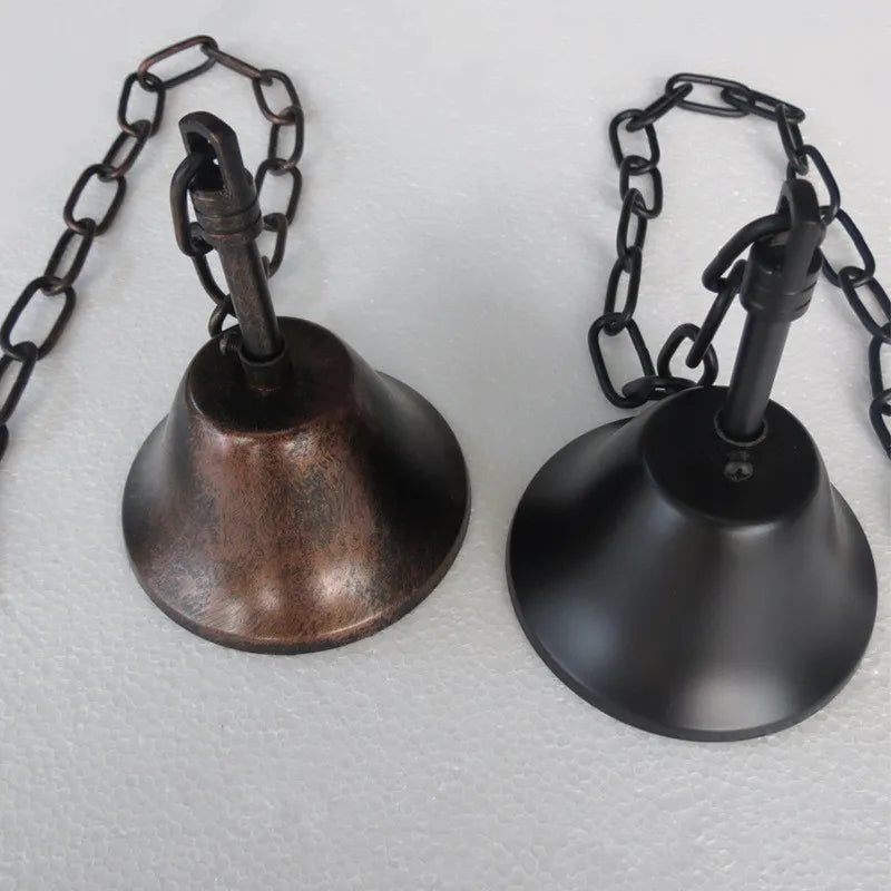 Afralia™ Black Vintage Pendant Lamp for Living Bedroom Restaurant Bar - Indoor Farmhouse Chandelier