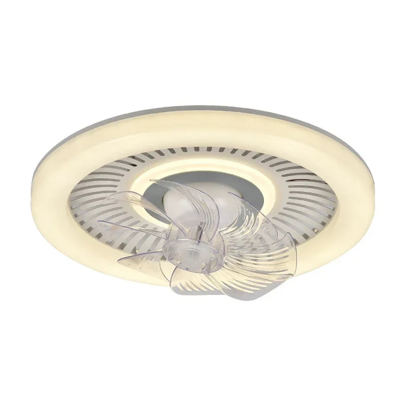 Afralia™ 360 Rotating Air Supply LED Ceiling Fan with Quiet DC Motor.