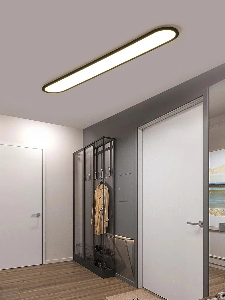 Afralia™ Oval LED Ceiling Light for Modern Minimalist Indoor Lighting Fixtures