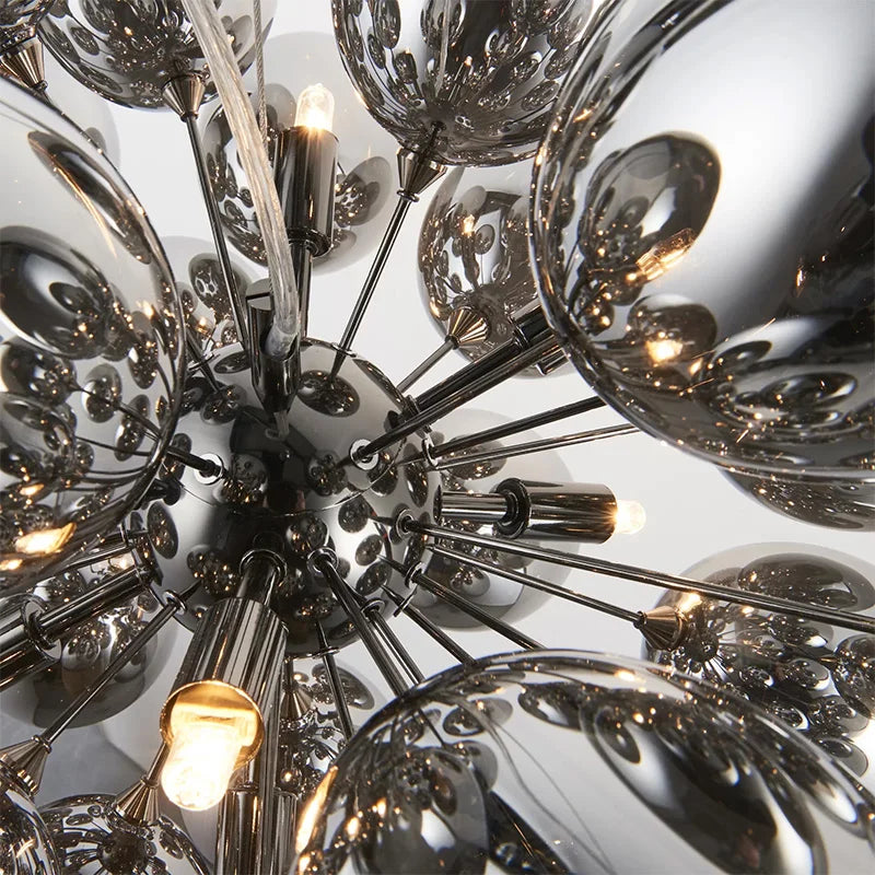 Afralia™ Elegant Grape Glass Chandelier for Luxury Home Decoration