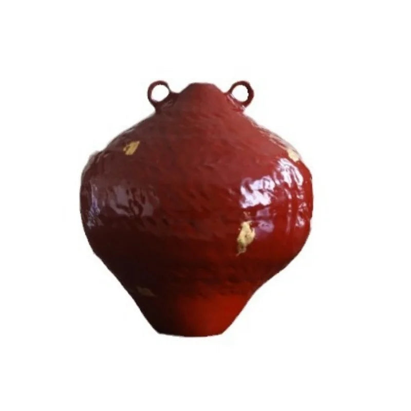 Afralia™ Ceramic Vase Handmade Ginger Jar Home Decor Flower Pot