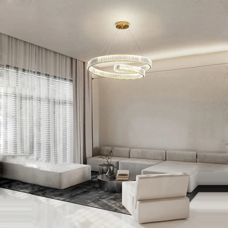 Afralia™ Crystal Pendant Lights: Modern LED Hanging Lamps for Stylish Home Decor