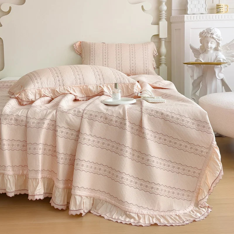 Afralia™ Silky Eucalyptus Fiber Summer Quilt Set - Soft, Cool & Quilted - 3Pcs