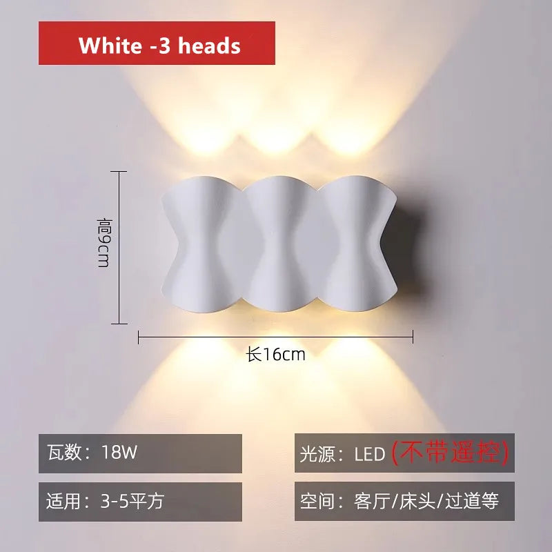 Afralia™ Nordic Wall Lamp for Staircase Bedroom Living Room Outdoor Waterproof Courtyard