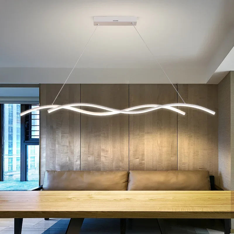 Afralia™ Modern LED Pendant Lights | Stylish Chandelier for Living and Dining Rooms