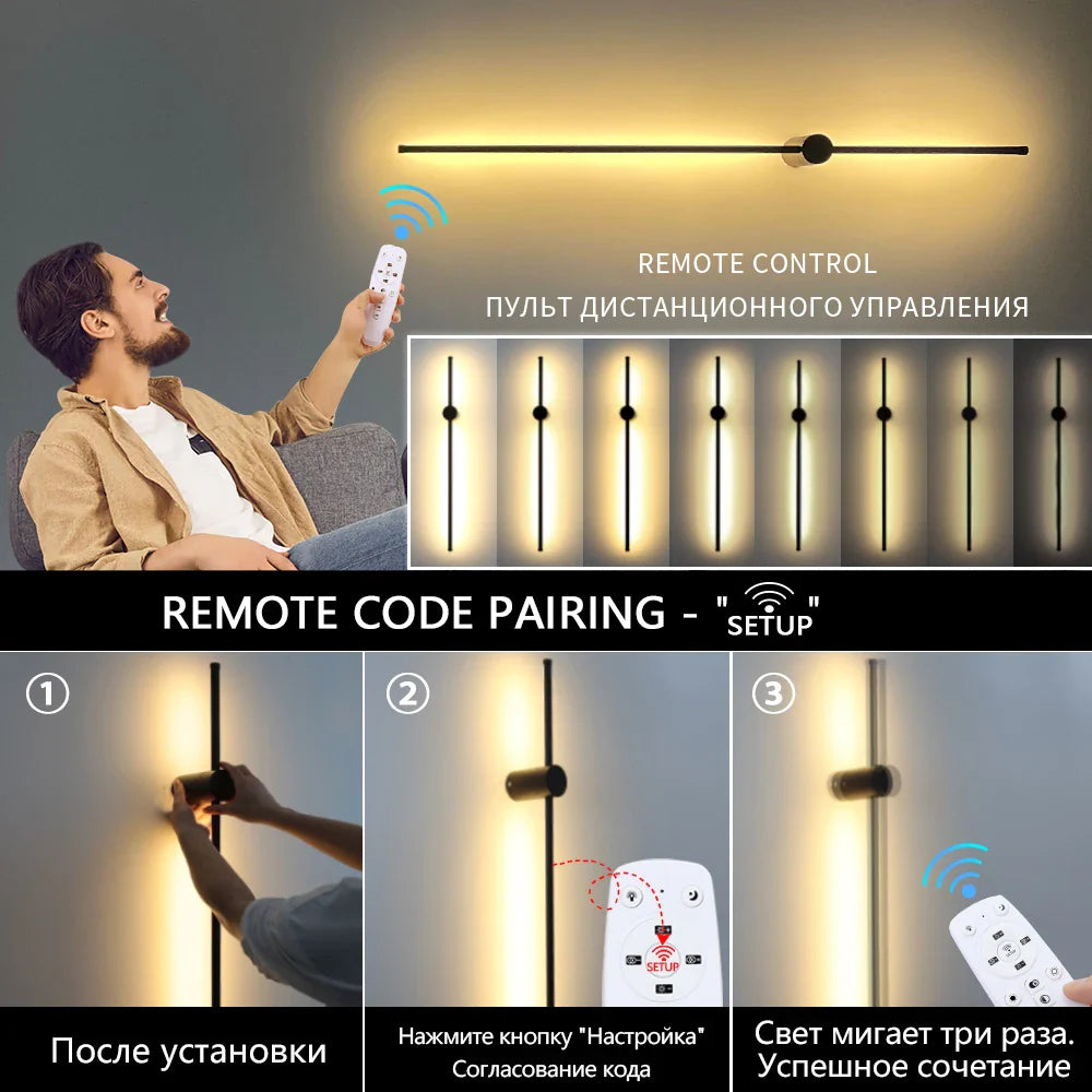 Afralia™ Modern LED Indoor Wall Sconce Light for Living Room and Bedroom