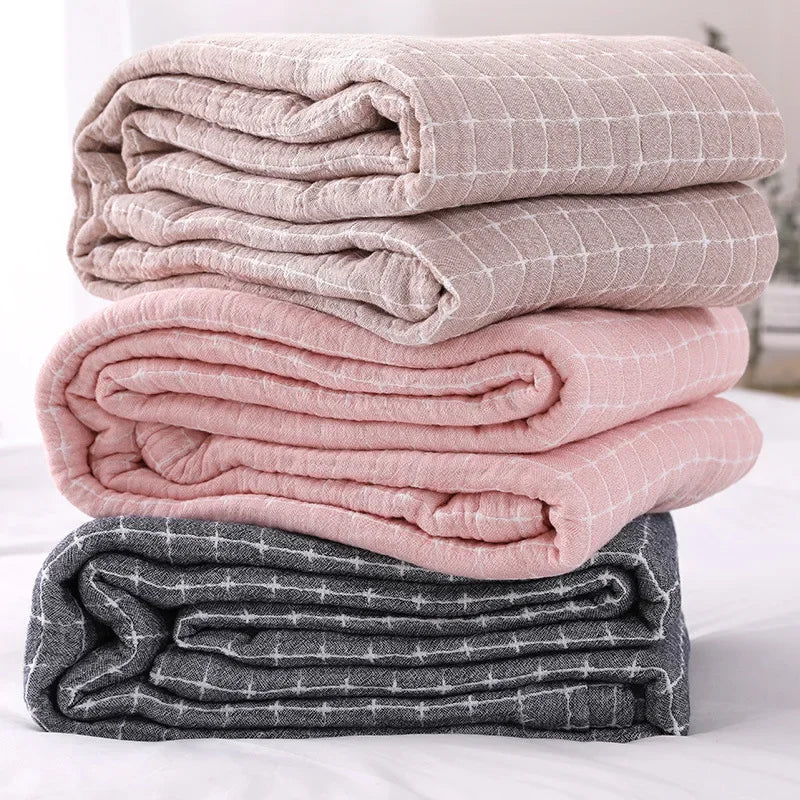 Afralia™ Cotton Gauze Sofa Cover - Multifunctional Throw Blanket