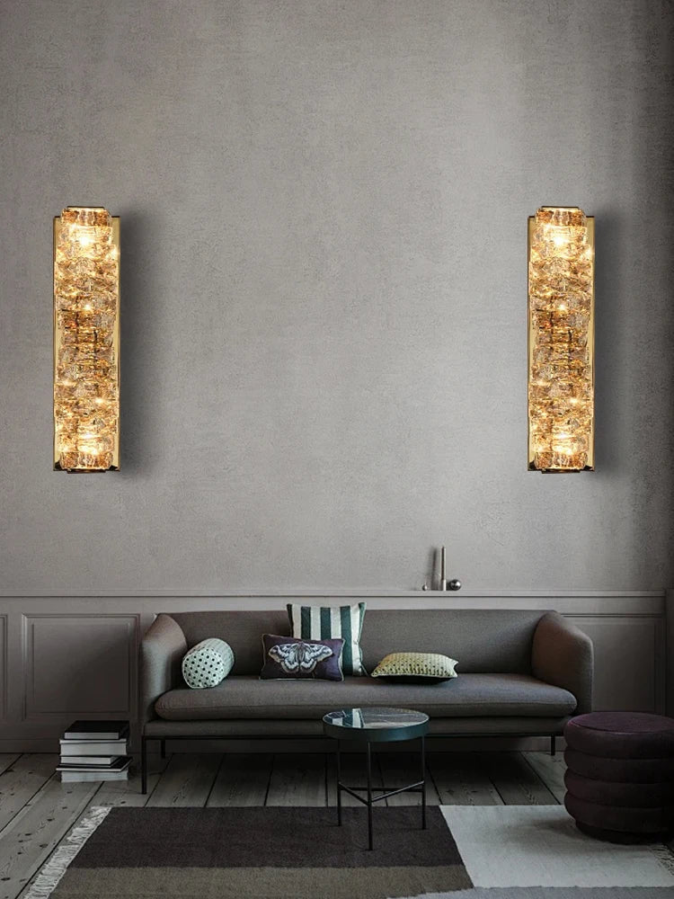 Afralia™ Crystal Wall Sconce Lamps: Luxury Indoor Wall Lights for Modern Room Decor & Bedside Lighting.