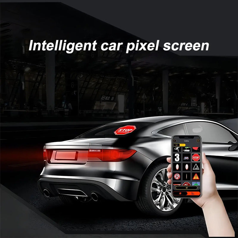 Afralia™ Smart LED Pixel Display Screen for Gaming Room Decoration & Car Rear Window Lighting