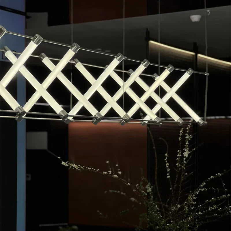 Afralia™ Mazar LED Chandelier for Office, Bar, and Hotel Lobby Project