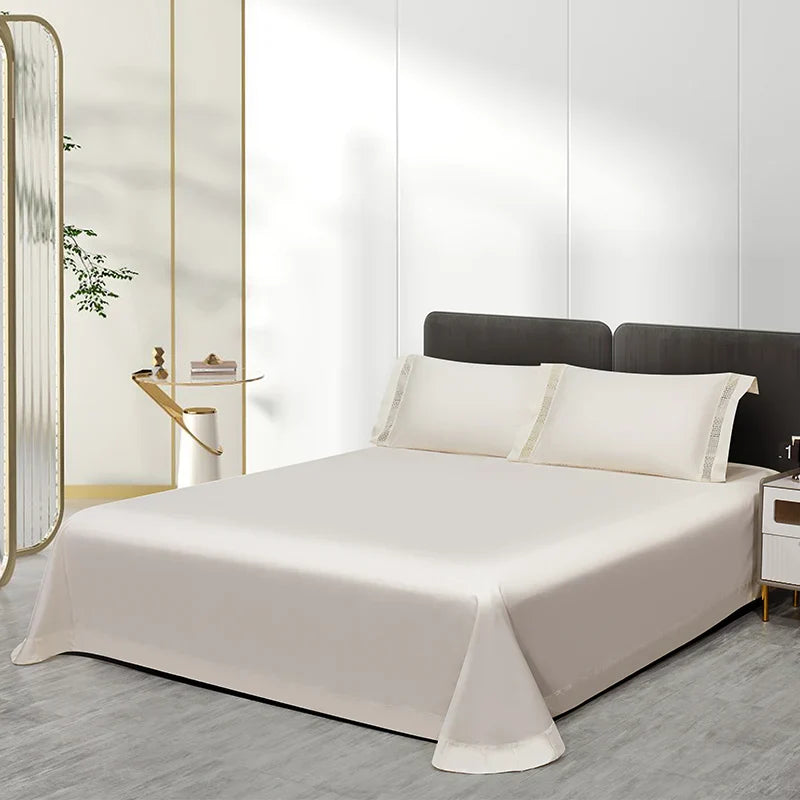 Afralia™ Luxury Hollow Lace Wide Edge Bedding Set, Soft Duvet Cover, Sheet, Pillowcases