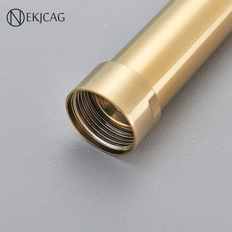 Afralia™ Shower Faucet Extension Pipe - Universal Circular 30cm Height Increase