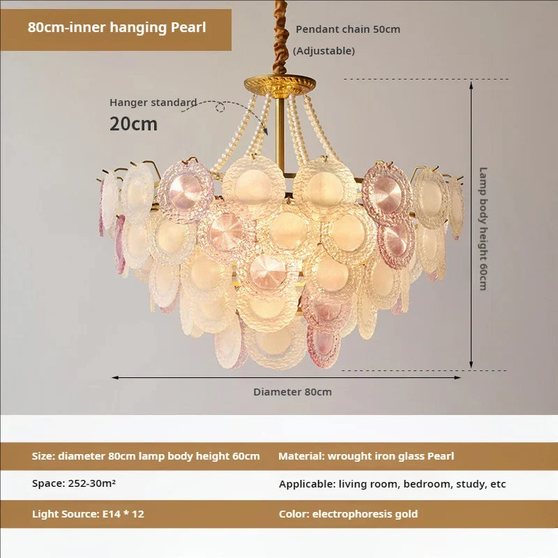 Afralia™ Modern Crystal Pearl Chandelier for Living Room, Bedroom, Dining Room