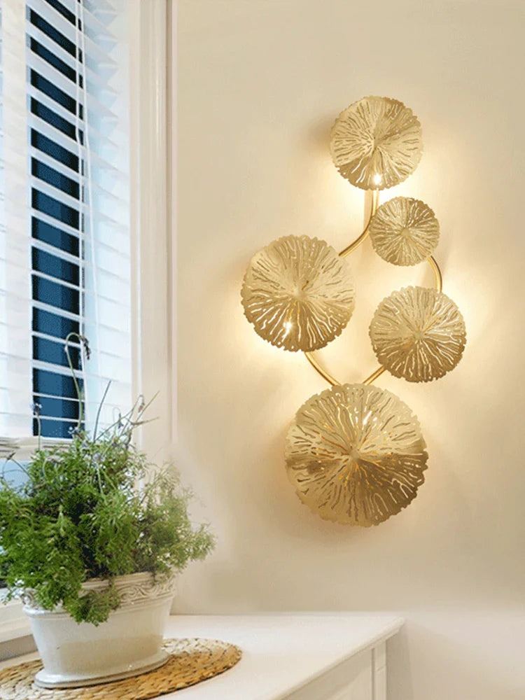 Afralia™ Iron Wall Sconce LED Light Fixture for Bedroom & Living Room