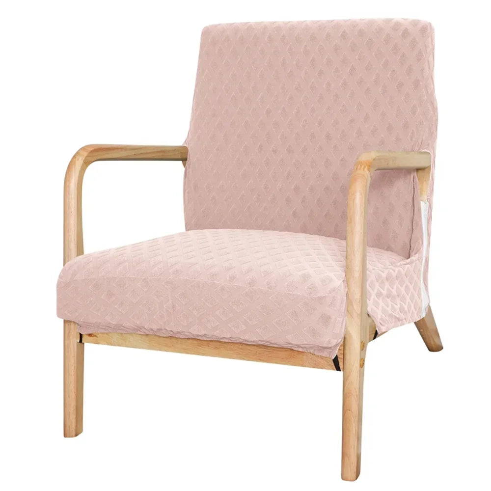 Afralia™ Jacquard Elastic Seat Cover for Dining Room & Office Chairs