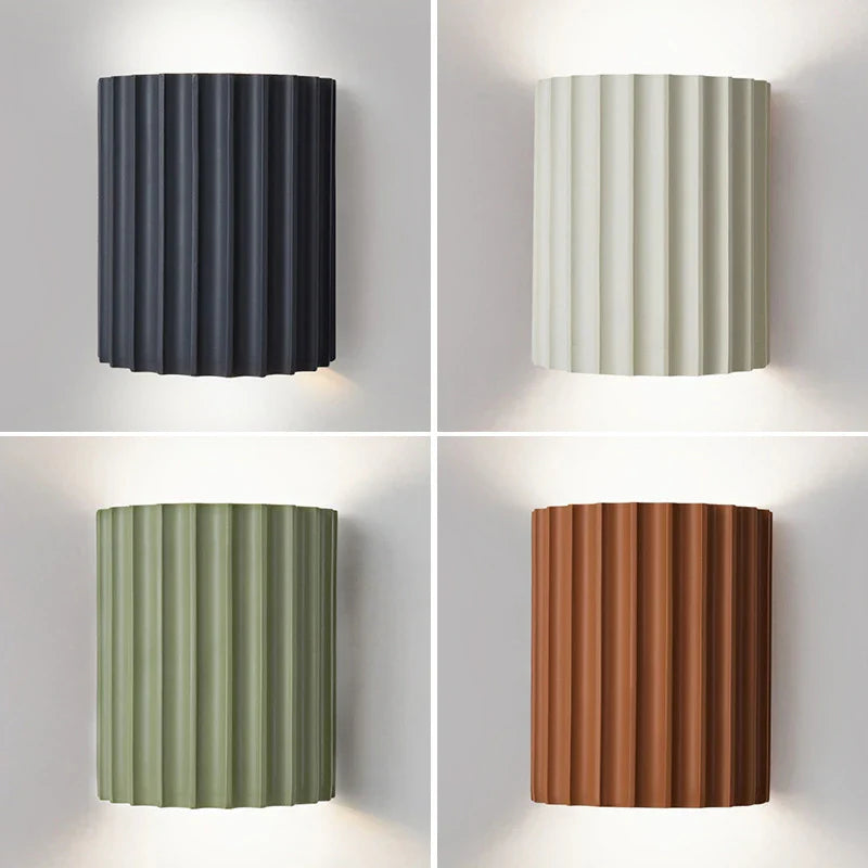 Nordic Pumpkin Resin Wall Lamp by Afralia™ for Modern Indoor Decor